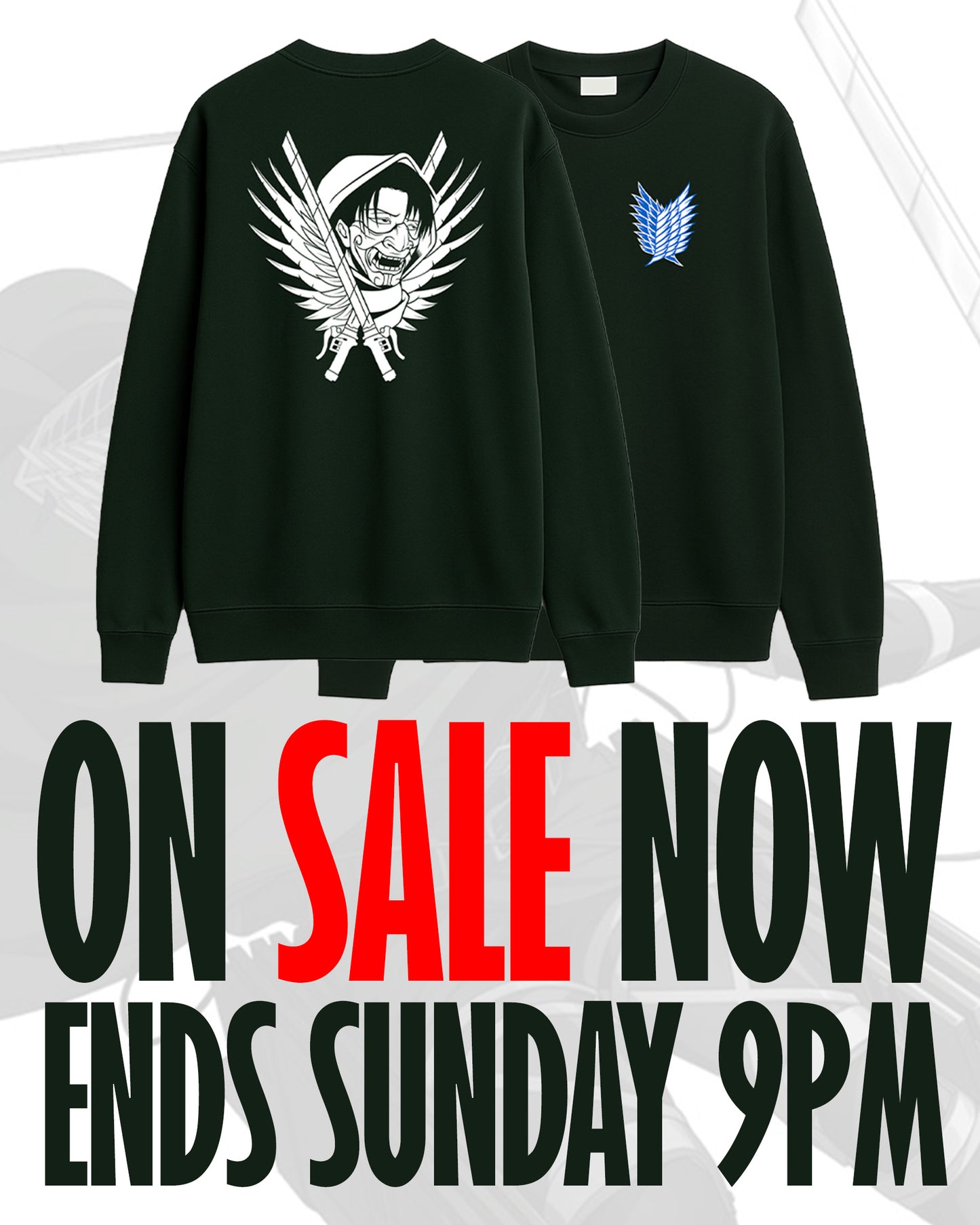 Levi Ackerman Crewneck